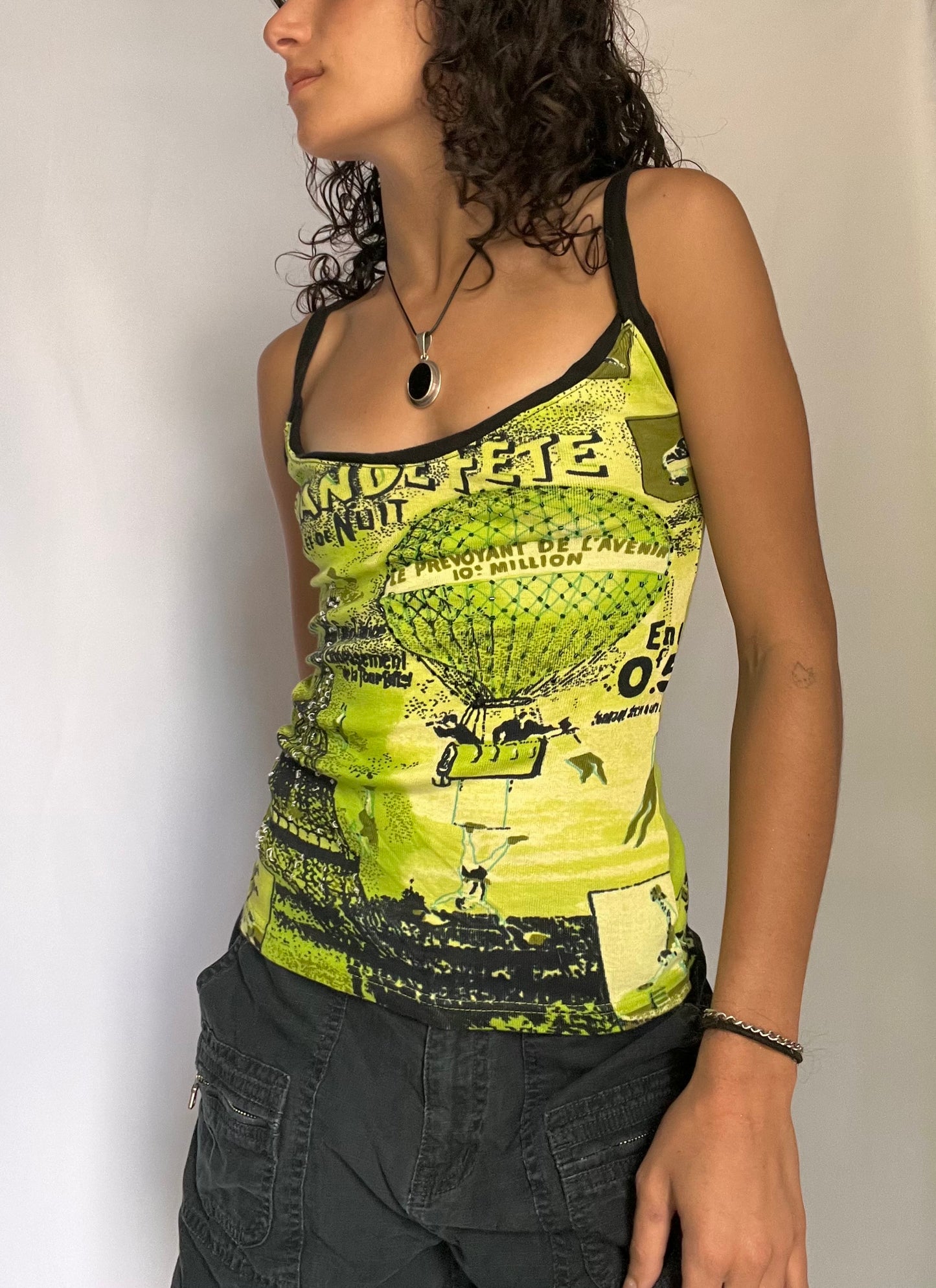 Beaded Eiffel Tower tank