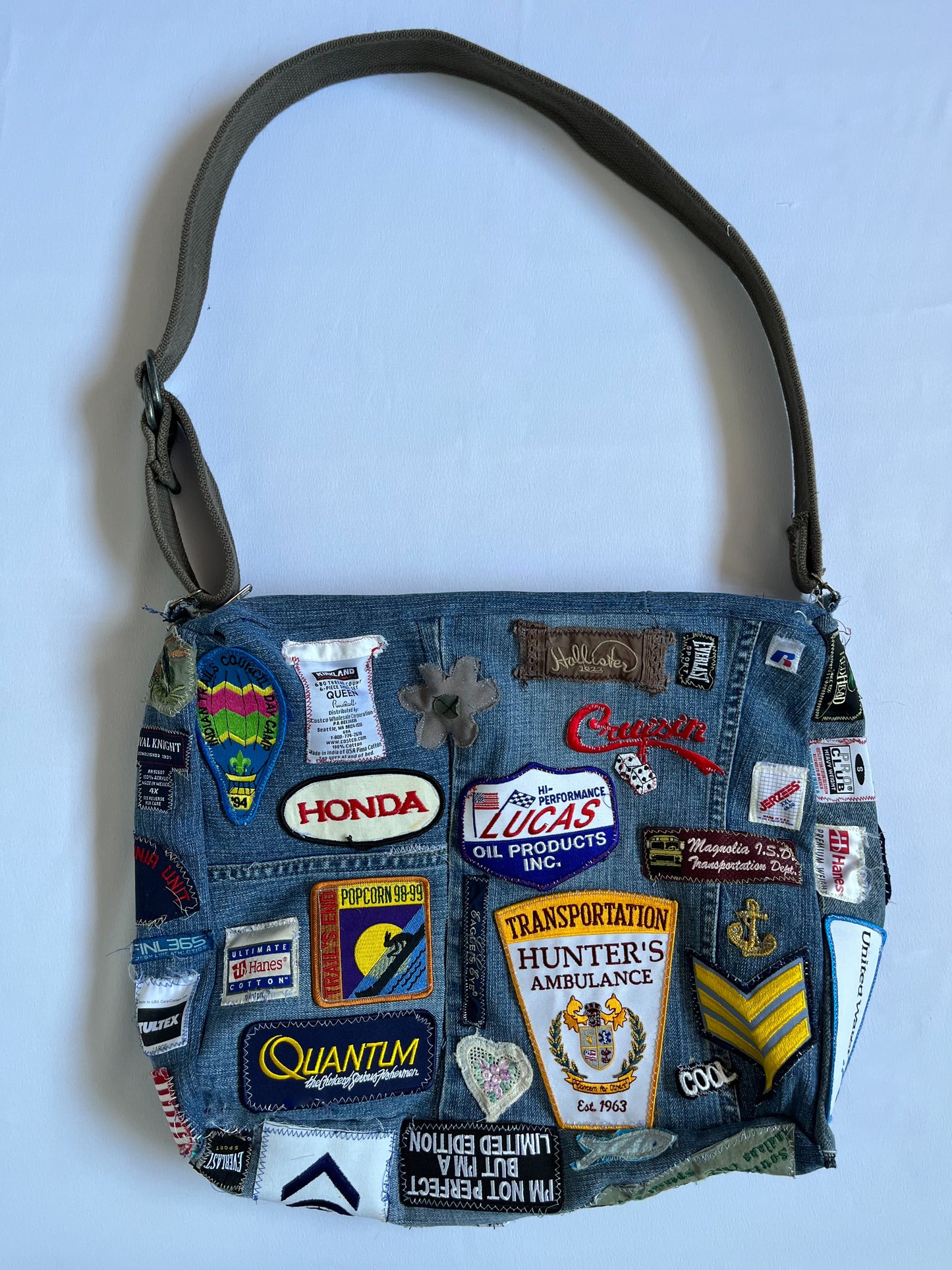 Denim Patch purse