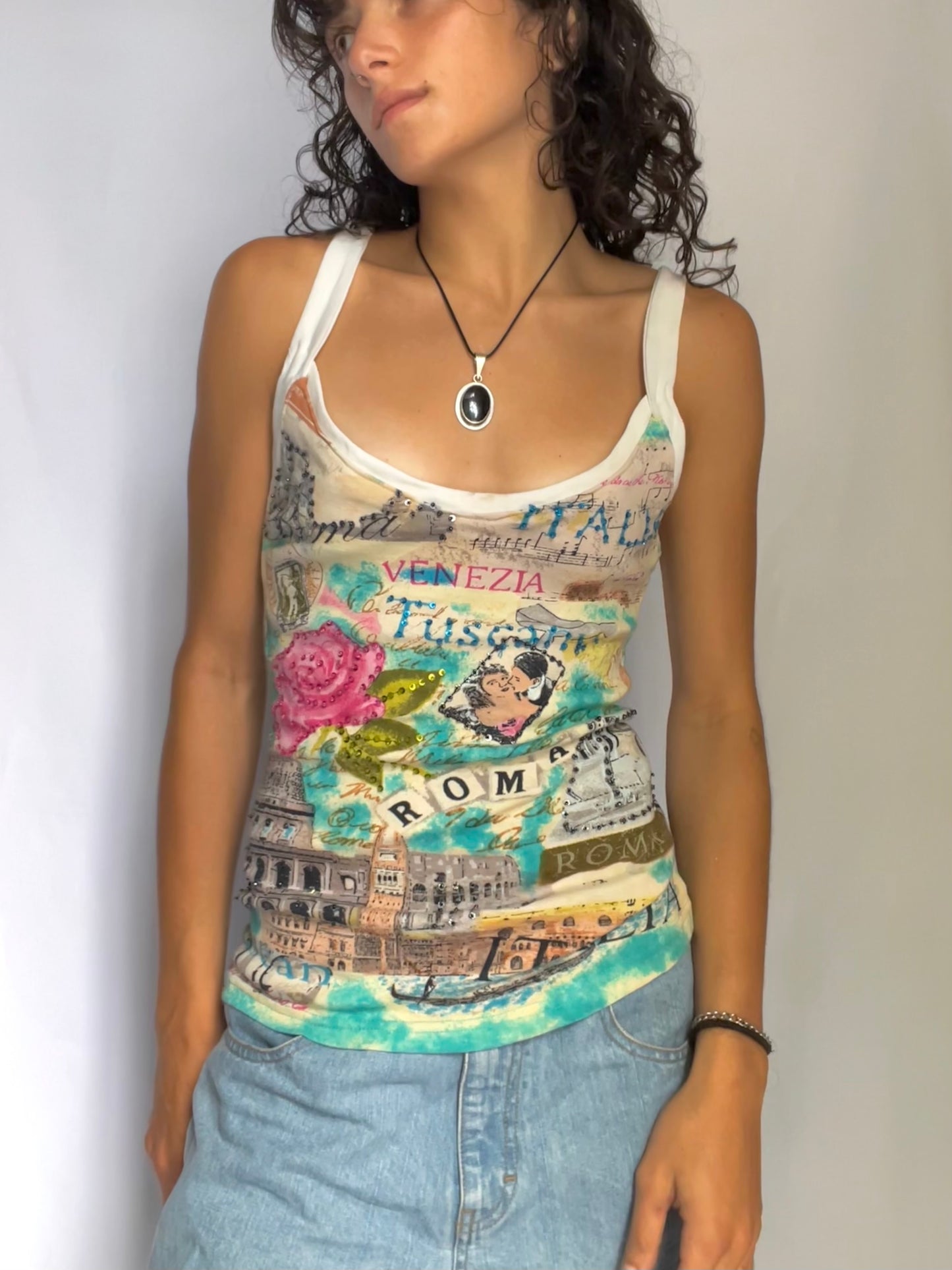 Beaded Italy tank