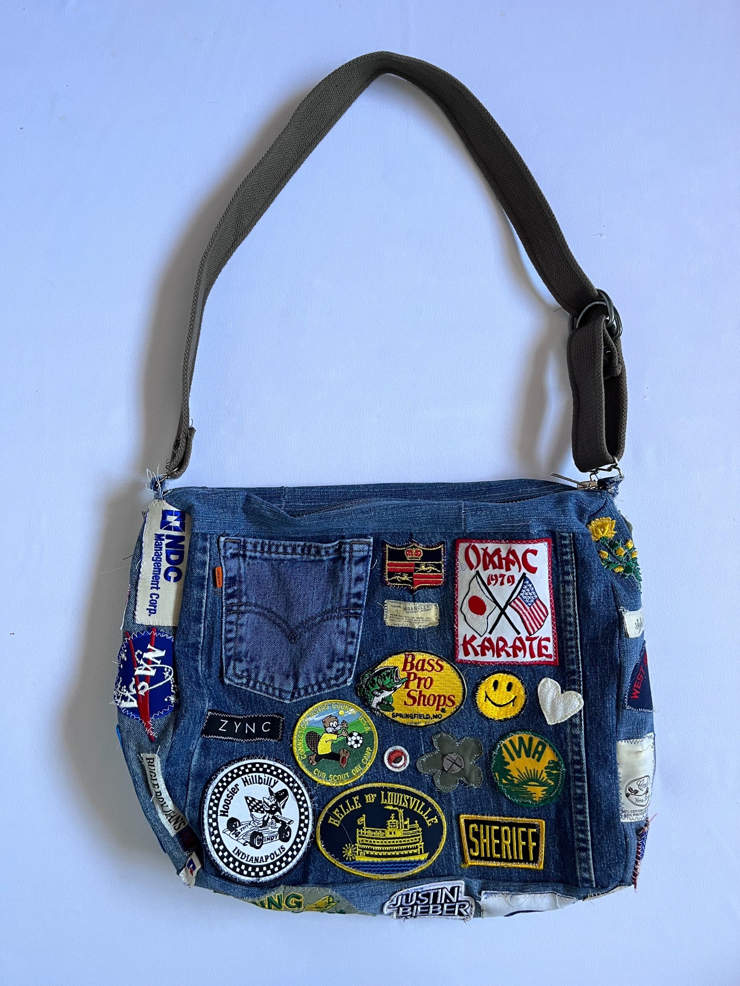 Denim Patch purse