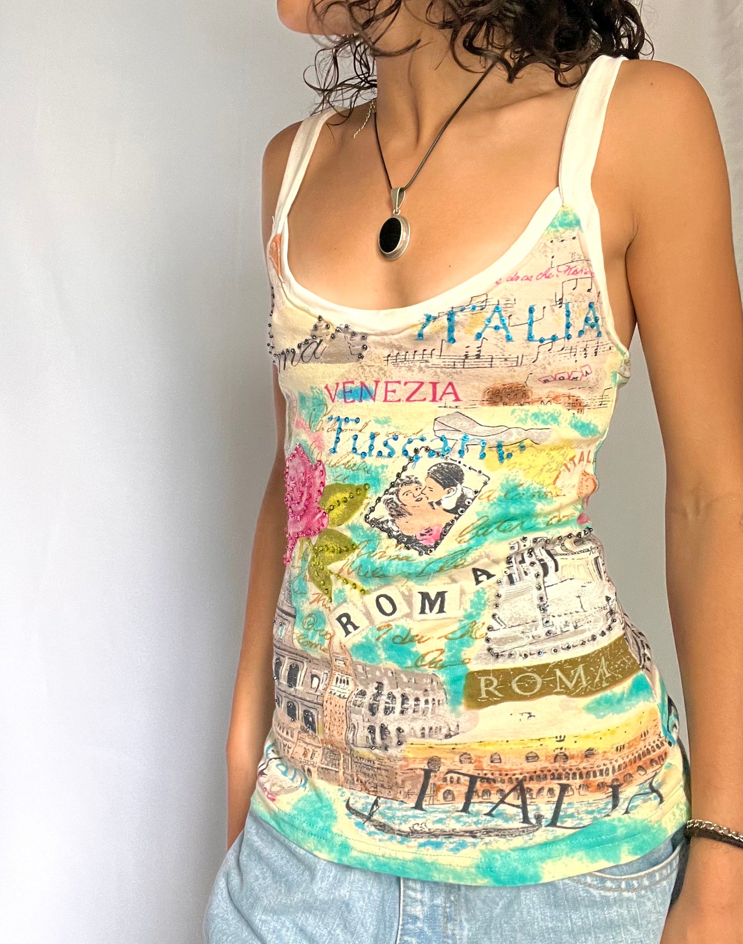 Beaded Italy tank