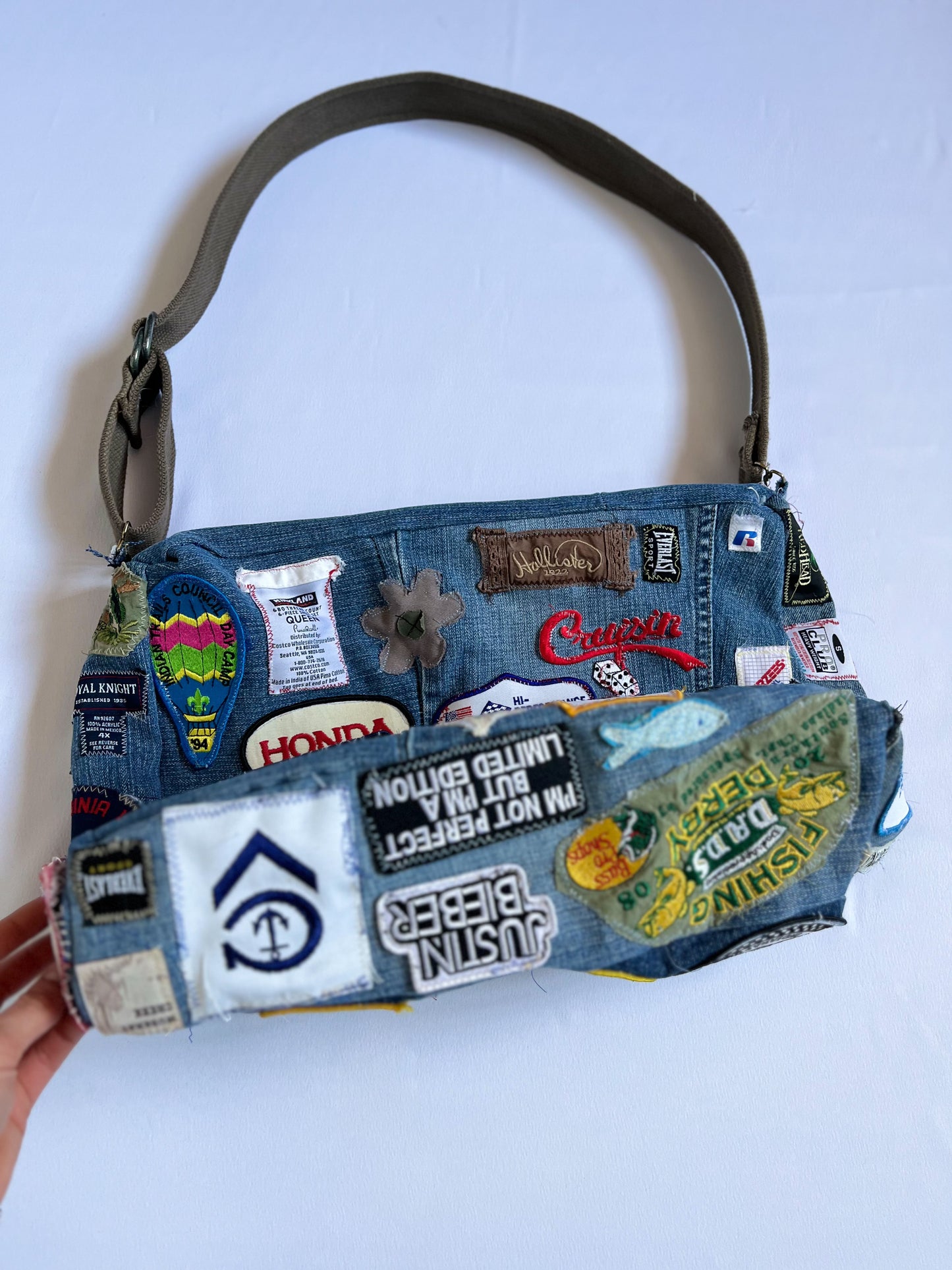 Denim Patch purse